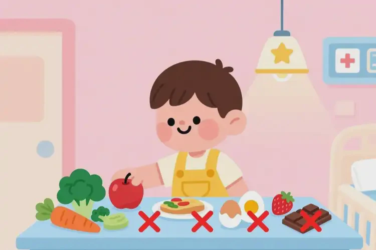 兒童全身出現(xiàn)濕疹后不可以吃哪些食物(圖3)