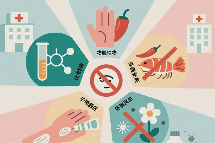 面部起濕疹什么最好別碰(圖4)