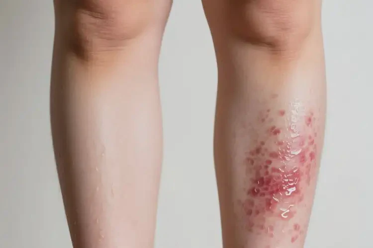 老年人小腿容易長(zhǎng)濕疹不管它會(huì)自己好嗎(圖2)