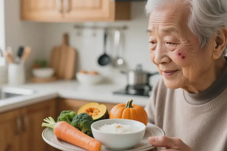 高齡老人面部經(jīng)常起濕疹后不可以吃哪些食物(圖3)