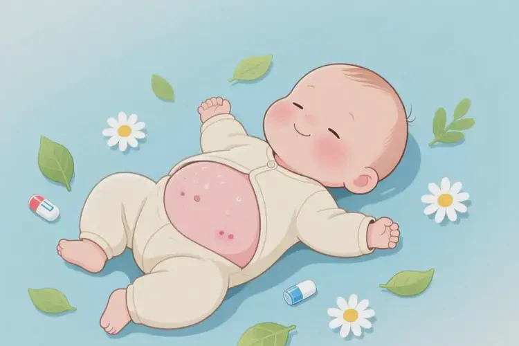 小兒肚子經(jīng)常起濕疹可不可以徹底自愈(圖4)