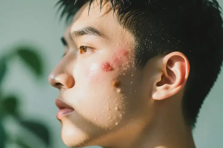 男生臉上偶爾長(zhǎng)濕疹可以徹底自愈嗎(圖3)