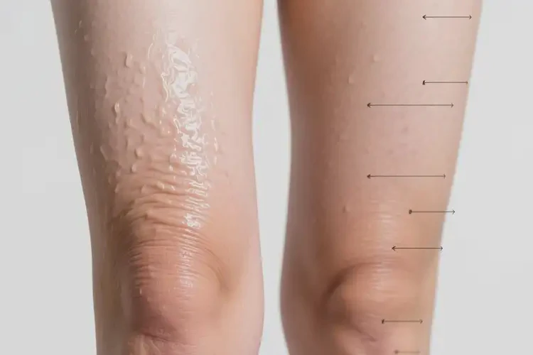 男人大腿上出現(xiàn)濕疹怎么算是痊愈(圖3)