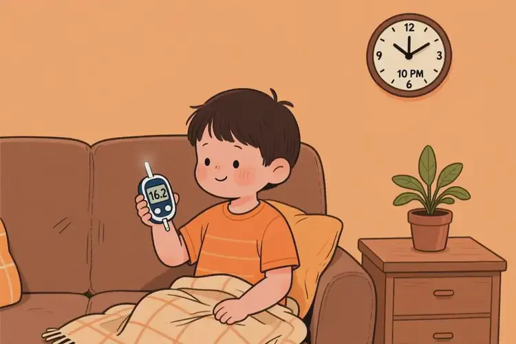 小孩晚上血糖16(圖1)