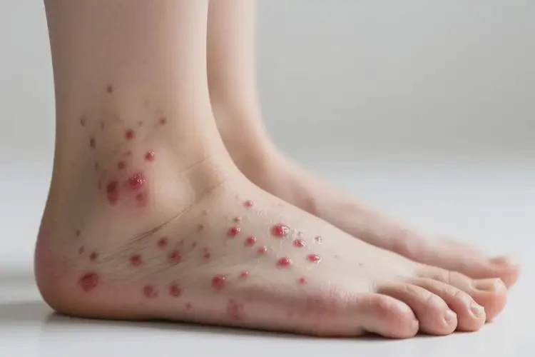 女生腳上長(zhǎng)濕疹可以徹底自愈嗎(圖4)