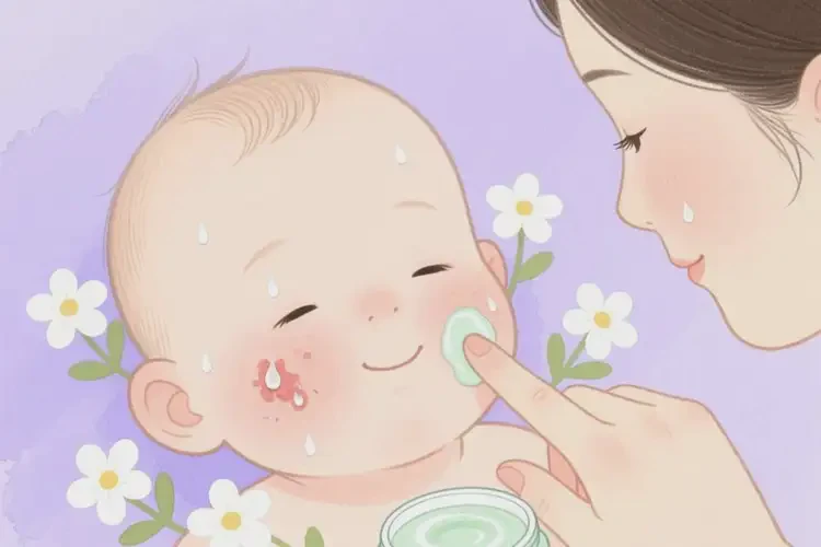 寶寶面部經(jīng)常起濕疹不管它會自己自愈嗎(圖2)