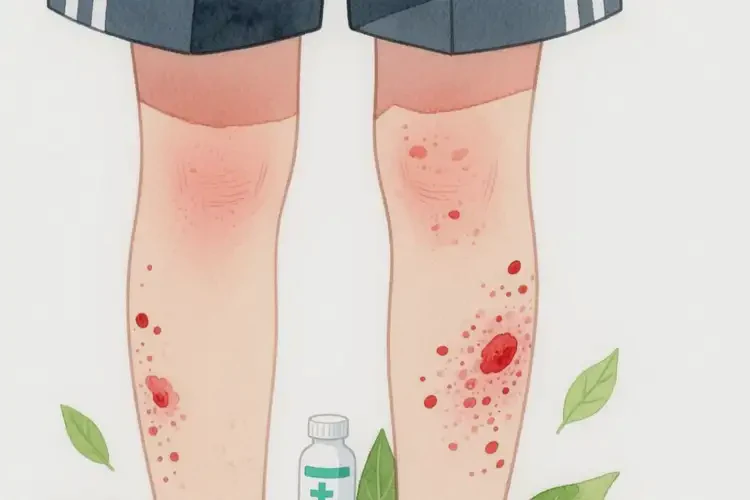 中學(xué)生小腿容易起濕疹能徹底自愈嗎(圖3)