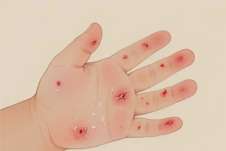 小孩手上偶尔起湿疹会自己好吗(图4)