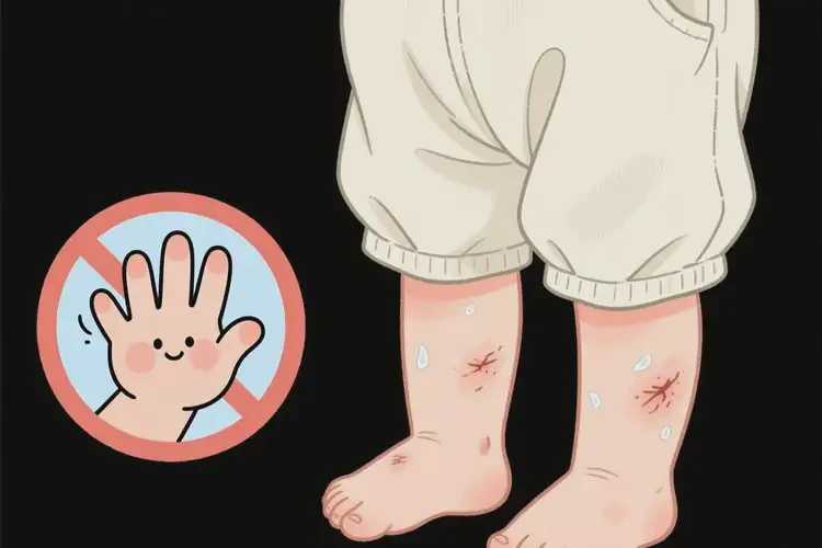 小兒小腿上長(zhǎng)濕疹可不可以自愈(圖2)