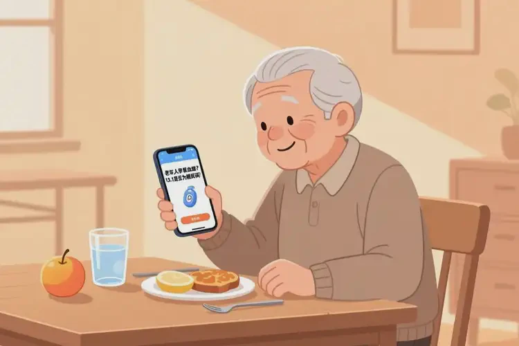 老年人早餐血糖13(圖1)