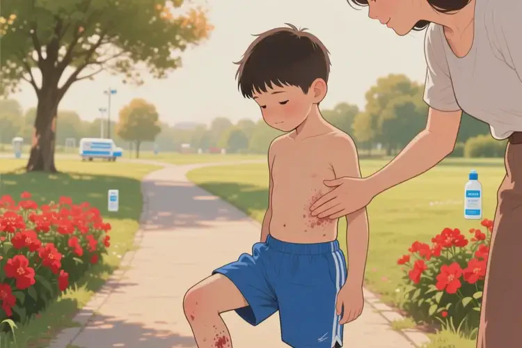 小学生小腿上经常长湿疹能彻底自愈吗(图1)