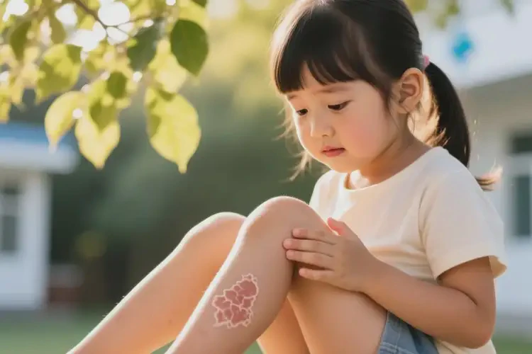 孩子小腿上容易長(zhǎng)濕疹可以徹底自愈嗎(圖4)