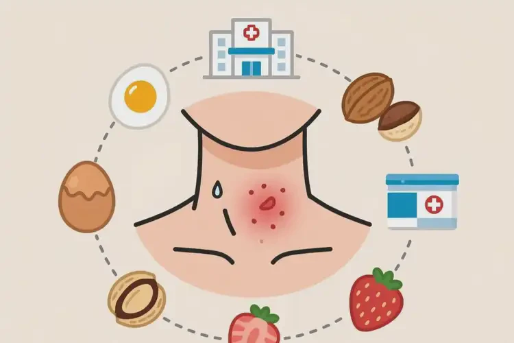 脖子上偶爾起濕疹哪些食物會帶來不良影響(圖2)