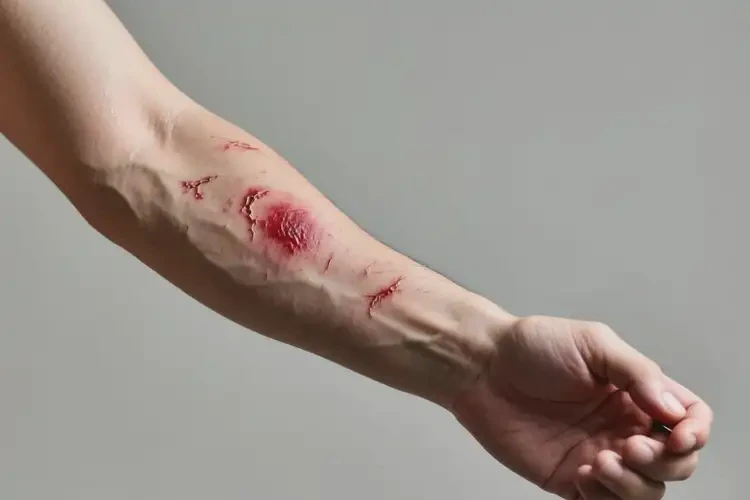 男人手臂上經(jīng)常長(zhǎng)濕疹可以徹底自愈嗎(圖1)