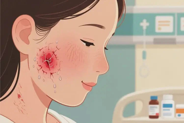 產(chǎn)婦面部出濕疹可不可以徹底自愈(圖2)