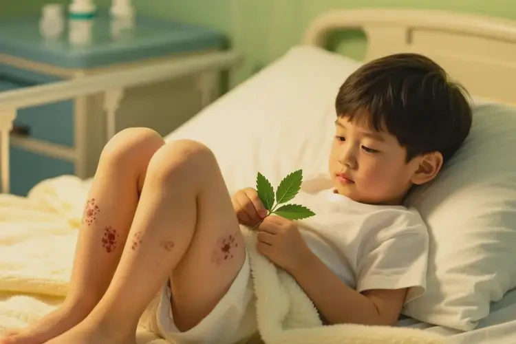 孩子小腿上容易長(zhǎng)濕疹可以徹底自愈嗎(圖2)