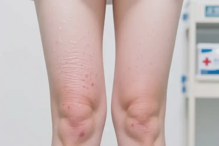 男人大腿上出現(xiàn)濕疹怎么算是痊愈(圖4)