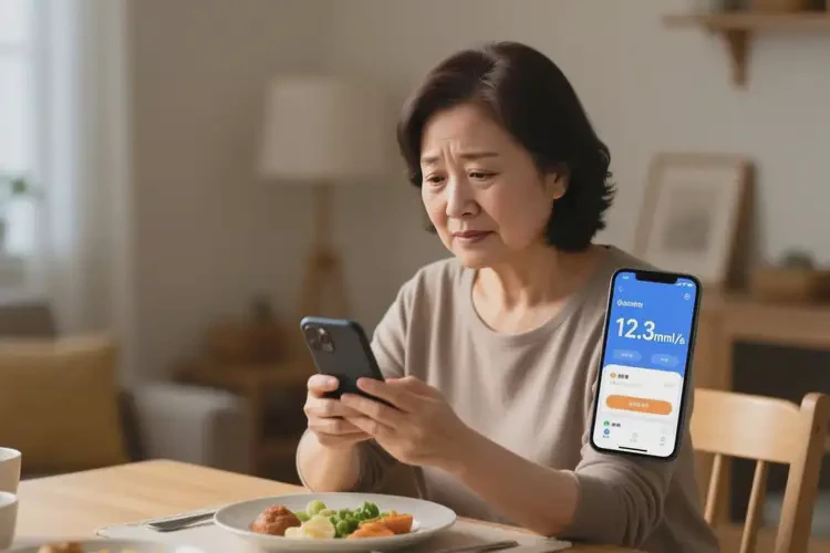 更年期女性晚餐血糖12點3正常嗎(圖1)