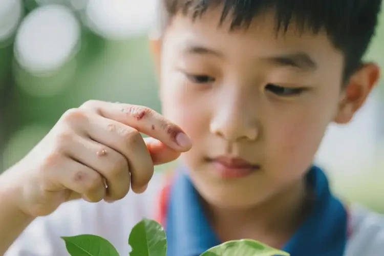 中學(xué)生四肢偶爾長(zhǎng)濕疹可以自愈嗎(圖1)