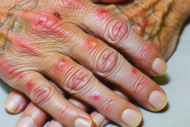 老人四肢起濕疹不管它會(huì)自己痊愈嗎(圖2)