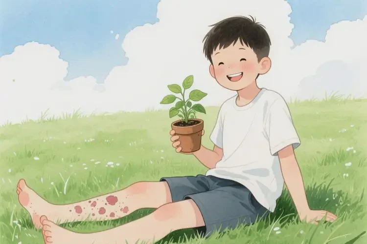 孩子小腿上容易長(zhǎng)濕疹可以徹底自愈嗎(圖3)