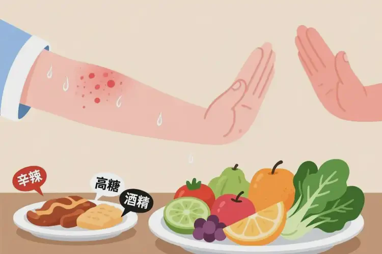 手臂上經(jīng)常起濕疹醫(yī)生建議忌口什么(圖4)