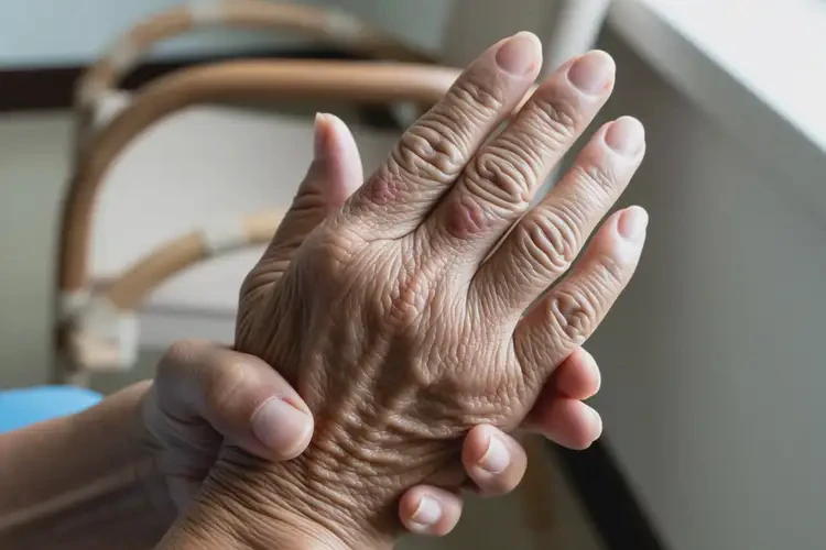 老年人全身經(jīng)常長濕疹不管它會(huì)自己自愈嗎(圖1)