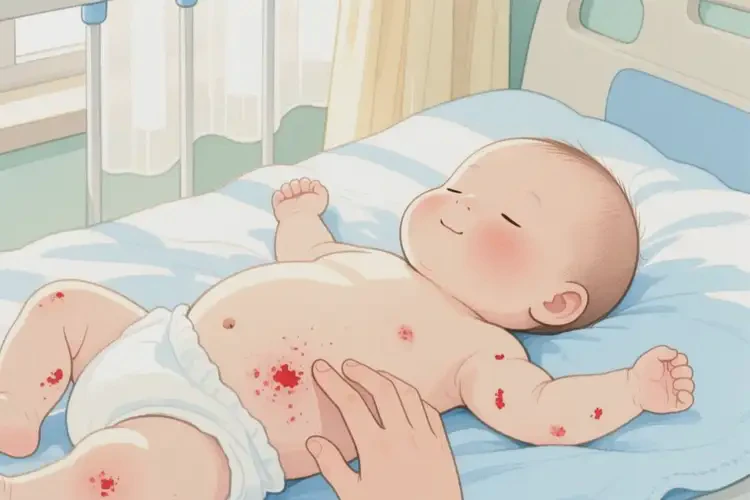 幼兒肚子上經(jīng)常長濕疹不管它會自己好嗎(圖4)