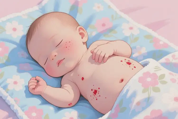 幼兒肚子上經(jīng)常長濕疹不管它會自己好嗎(圖1)