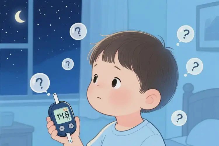 小孩晚上血糖14點8是糖尿病嗎(圖3)