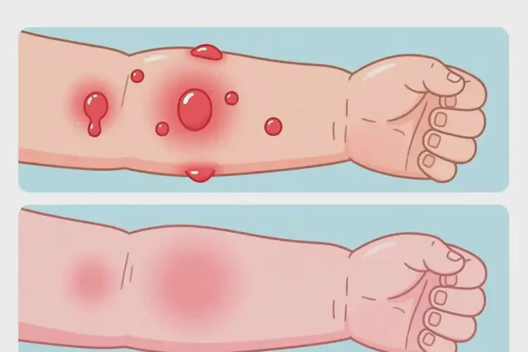 幼兒手臂上出現(xiàn)濕疹能自愈嗎(圖2)