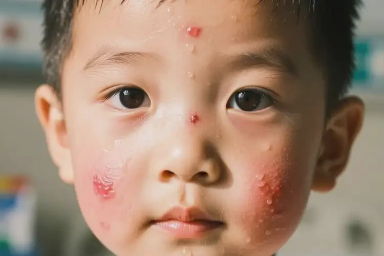 少兒臉上長(zhǎng)濕疹可不可以自愈(圖4)