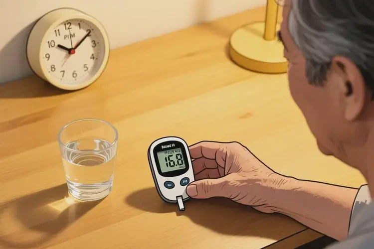 中年人睡前血糖16(图1)