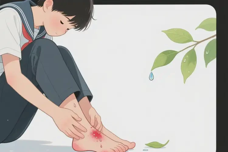 中学生脚上出现湿疹能够彻底治愈吗(图3)