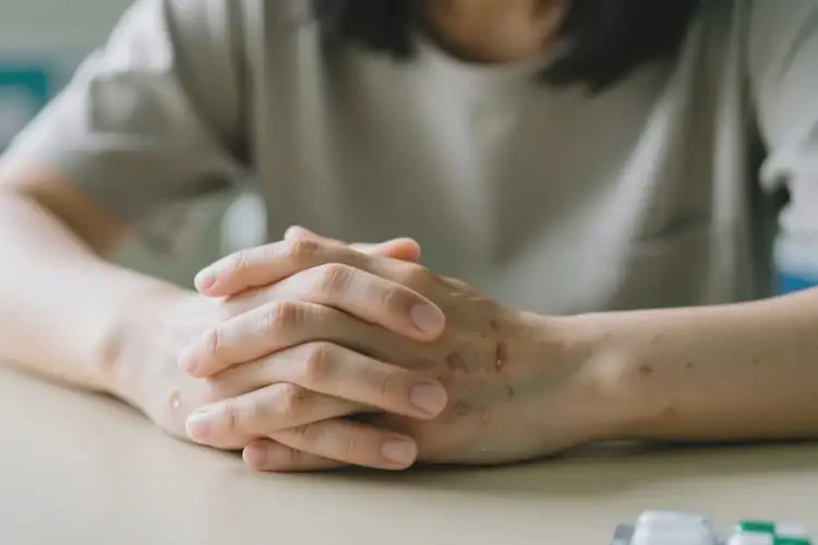 女人手上容易起湿疹能不能彻底自愈(图2)