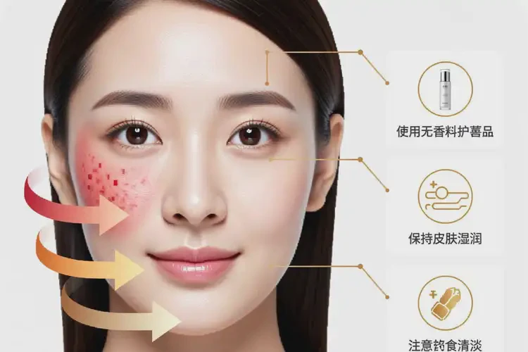 女人脸上起湿疹治疗方法(图2)