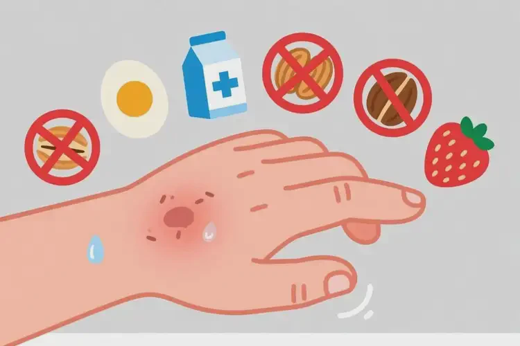 手上經(jīng)常起濕疹有什么要少吃的(圖2)