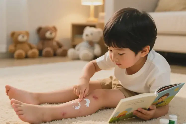 孩子小腿上经常长湿疹可不可以彻底自愈(图2)