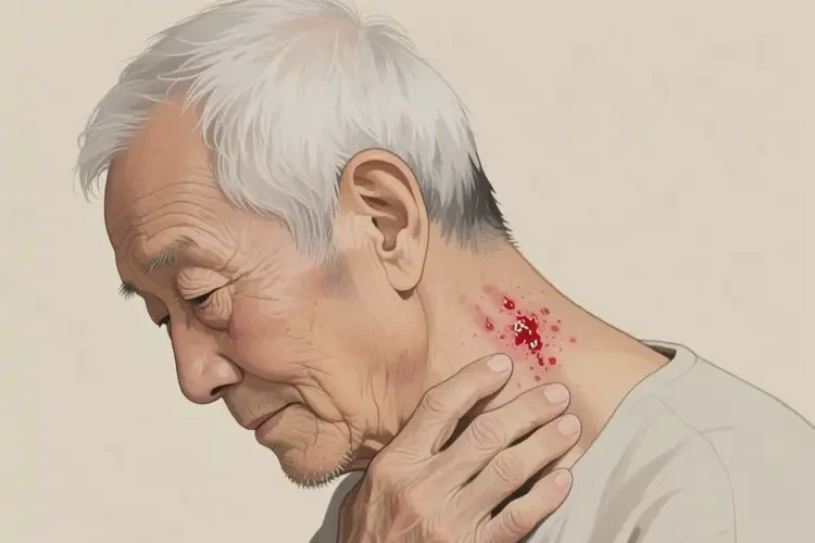 老年人脖子上容易長濕疹能徹底自愈嗎(圖4)