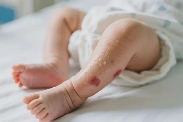新生兒小腿長(zhǎng)濕疹可不可以徹底自愈(圖3)