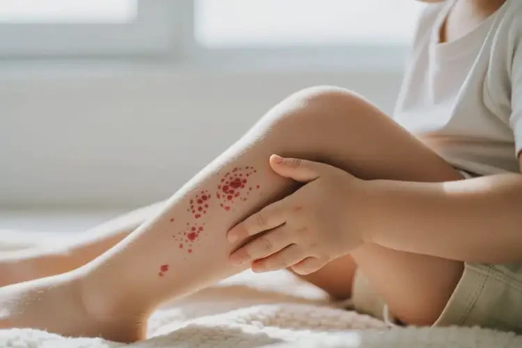 小孩大腿上有湿疹能靠自己自愈吗(图4)