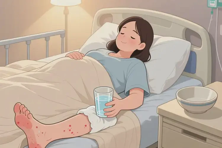 產(chǎn)婦腳上容易長(zhǎng)濕疹能自愈嗎(圖3)