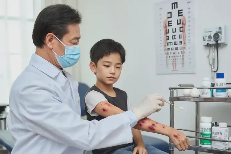 孩子四肢出現(xiàn)濕疹不管它會(huì)自己自愈嗎(圖3)