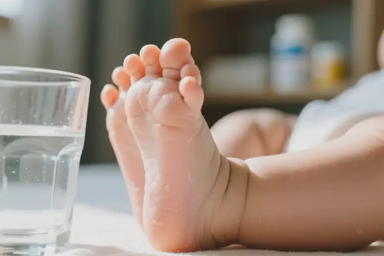 嬰幼兒腳上長濕疹不管它會自己痊愈嗎(圖2)