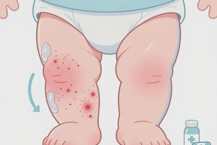 嬰幼兒大腿上起濕疹可不可以自愈(圖4)
