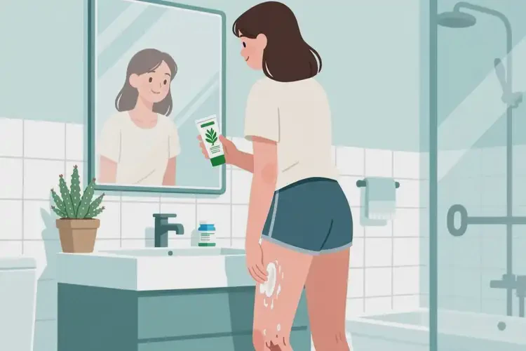 青年人大腿上經(jīng)常起濕疹會(huì)自己好嗎(圖1)