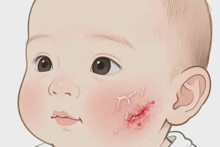 小兒面部出濕疹能徹底自愈嗎(圖3)