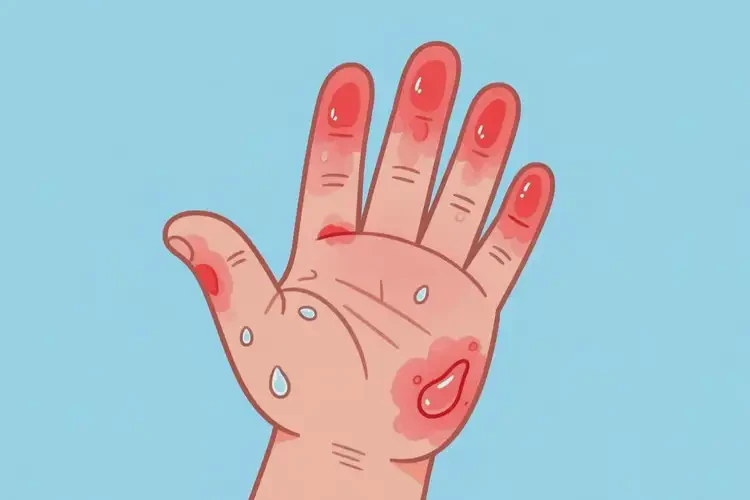 小学生手上起湿疹不管它会自己好吗(图4)