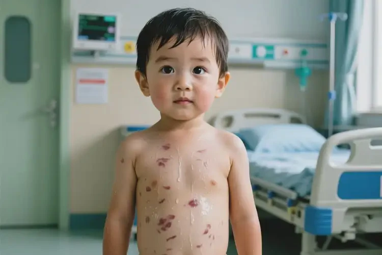 小孩全身有濕疹不管它會(huì)自己痊愈嗎(圖1)