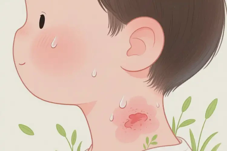 兒童脖子上經(jīng)常起濕疹不管它會自己好嗎(圖4)